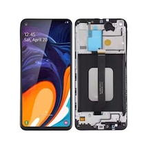 Samsung Galaxy Uyumlu A60 Lcd Ekran Dokunmatik Çıtalı