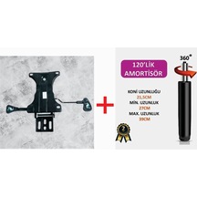 Cemre Ticaret Çift Kollu Kuyruklu Mekanizma+120'lik Siyah Piston