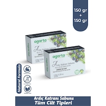 Agarta Doğal El Yapımı Ardıç Katranı Sabunu 2 x 150 G