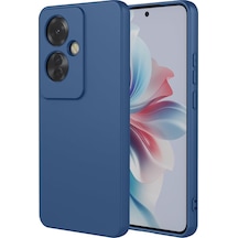 Oppo Reno 11f Uyumlu Kılıf First Silikon - Lacivert