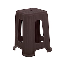 Luna Galleon Design Örgü Tabure Kahverengi