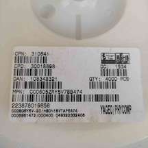 Cc0805zry5v7bb474 470nf 16v 805 Smd Seramik Kondansatör 250 Adet