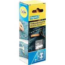 Deri İçin Delikli Perçinler, 8 Mm Başlı Perçinler, Gümüş Renkli, 25 Adet 2 Parça
