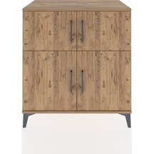 Hyperion Şifonyer 3 Raflı 4 Kapaklı 88x44x96 Çam-çam Çam