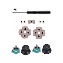 Ps5 Analog Motor Topuz İç Lastik Versiyon 1 Tamir Seti Ps5 Tornavida Playstation 5 Kol Tamiri Siyah
