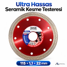 Ultra Hassas Seramik Kesme Taşlama 115 Mm Granit Fayans Mermer Cam Elmas Kesme Testeresi