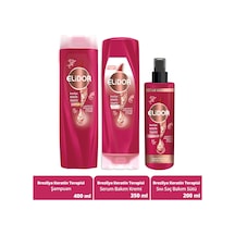 Elidor Brezilya Keratin Terapisi Şampuan 400 ML + Serum Bakım Kremi 350 ML + Sıvı Saç Bakım Sütü 200 ML