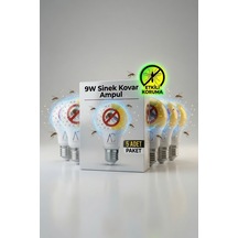 9w Sinek Kovar Led Ampul 5'li Paket Çift Modlu Beyaz Işık & Sarı Sinek Kovucu Işık E27 Duy