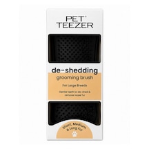 Tangle Teezer Pet Teezer De-shedding Büyük Irk Köpek Bakım Fırçası 14,7x6,4 Cm Mor-siyah