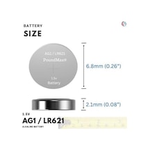 10 Adet Ag1 Lr621,lr60,364 1.5v Alkalin Düğme Pil