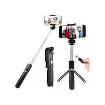 Selfie - 954 - Çubuğu Tripod Bluetooth Kumandalı Selfie Çubuğu - Edntrend - Telefon Tutucu