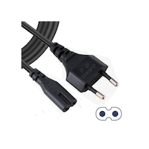 Teyp Fiş - Notebook Adaptör Power Kablosu 2 Pin - 1.5 Metre