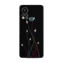 Infınıx Hot 11s Kılıf Silikon Desen Özel Seri Line Planet 1736