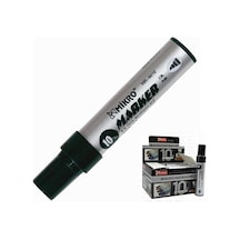 Permanent Markör Marker Kesik Uçlu Koli Kalemi Siyah 10 mm Mr-601