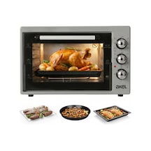Akel AF340L 34 L Gri Mini/Midi Fırın