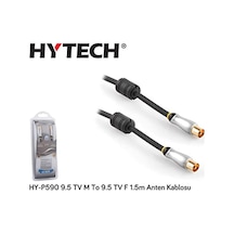 Hy-p590, 9.5 Tv M To 9.5 Tv F 1.5 M Anten Kablosu, Beyaz
