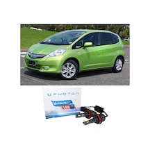 Honda Jazz Uzun + Kısa Far Ampulü H4 Ultimate Yeni Seri Beyaz 2008-2015