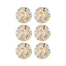 The Mia Limoncello Pasta Tabağı 6lı Set 19 Cm Lmn012 Renkli