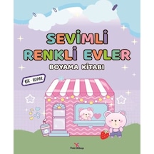 Sevimli Renkli Evler Boyama Kitabı - Yqbx-717580