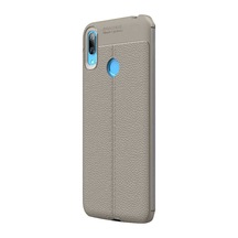 Huawei Y7 Prime 2019 Kılıf Niss Silikon Deri Görünümlü