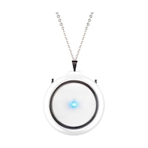 Hangfox Kolye Tipi Taşınabilir Hava Temizleyici: Negatif İyon Salıveren, 6m İyon Konsantrasyonu, 24 Saat Kullanim Süresi, Beyaz Ev/araç/uçak