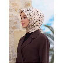 Belli %100 Twill İpek Eşarp 4126d 32 Azur