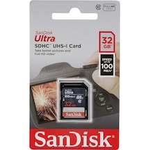 Sandisk 32Gb Sd 100Mb/S  Hafıza Kartı