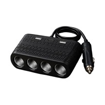 4 Port Araç Çakmak Çoklayıcı 2 Usb+type-c Şarj Girişli Çakmak Çoklayıcı