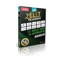 8.Sınıf LGS 1.Dönem Elit Karma T.C İnkılap Tarihi ve Atatürkçülük 16'lı Deneme- PRF Paraf Yayınları
