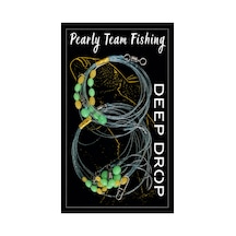 Pearly Team Fishing - Deep Drop Takımı 6 İğneli Şeffaf - 929494625