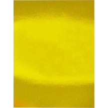 Aynalı Metalik Metalize Fon Kartonu Altın Sarı Gold 50x70cm 10 Adet