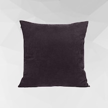Cortibo Barcelona Kadife Dokulu Kırlent Kılıfı 45x45cm Antrasit Açık Indigo