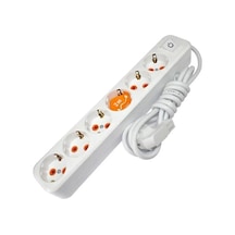 Asel Asl-200 0214 6'lı Grup Priz Anahtarlı 2mt - Hrd-010885