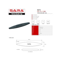 Sara S675 230 35 13 Mm Tırpan Bileme Taşı