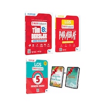 Sınav Yayınları 8. Sınıf Tüm Dersler Soru Bankası + Paragraf + Lgs Deneme Sınav Paketi