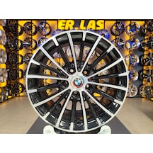 Oem Jant 4 Adet Bmw  7.5 17 5 120 Et37 72.6 Black Mack Jant Revize Edilmiş Takım