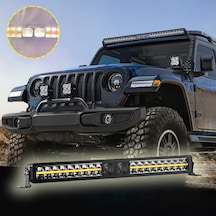 Off-road Premium Tavan Led Bar 80 Cm Beyaz Işık Projektör Drl Gündüz Led Metal Gövde 12-24v