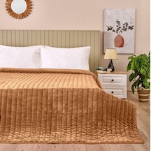Soft Magro Çift Kişilik Yatak Örtüsü - Bej - 200x230 Cm Renkli