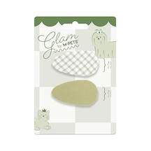 Glam Köpekler İçin Aksesuar Toka Yeşil Çok Renkli