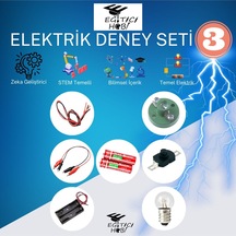 Kutulu, Elektrik Deney Seti - 3 Eğitici Hobi Bilim Seti