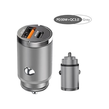 Snapbuy Mini 100w Usb Araç Şarj Cihazı Çift Port Hızlı Şarj C Pd Adaptörü İphone Uyumlu Samsung Uyumlu Huawei Xiaomi İpad Abdistribütör Garantili