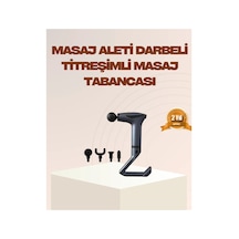 Şarjlı Taşınabilir 3in1 Titreşimli Masaj Aleti Esneme Bantlı Standart
