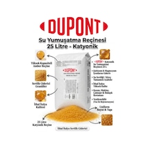 Dowex Su Yumuşatma Reçinesi 25 Litre  İyon Değişim Kireç Önleyici / İtalyan Katyonik