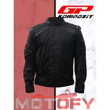 Gp Kompozit Mnty001 Yazlık 5 Korumalı Motosiklet Montu Siyah Xxl