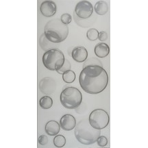 Bg36 Granitto Beyaz Zemin Gümüş İşlemeli 30x60cm Dekor