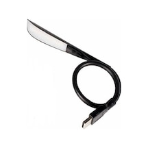 Usb Bağlantılı Dokunmatikli Led Kitap Okuma Masa Lambası Siyah