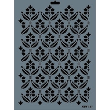 Rich New Seri N-157 Stencil 35X25 Cm