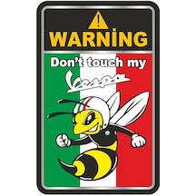 Wespa Warning Logo Damla Stıcker Çok Renkli