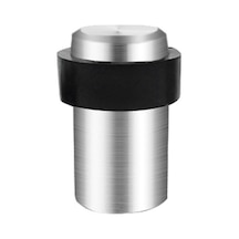 46-120 Mm Kapı Durdurucu Heighten Güçlü Yapışkanlı Yuvarlak Delinmeyen Kapı Durdurucu Tuvalet Odası İçin 60 Mm Gümüş Diğer