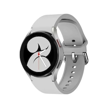 Newface Samsung Galaxy Uyumlu Watch 4 Klasik Kordon - Açık Gri - Özel Seri 8683140522933